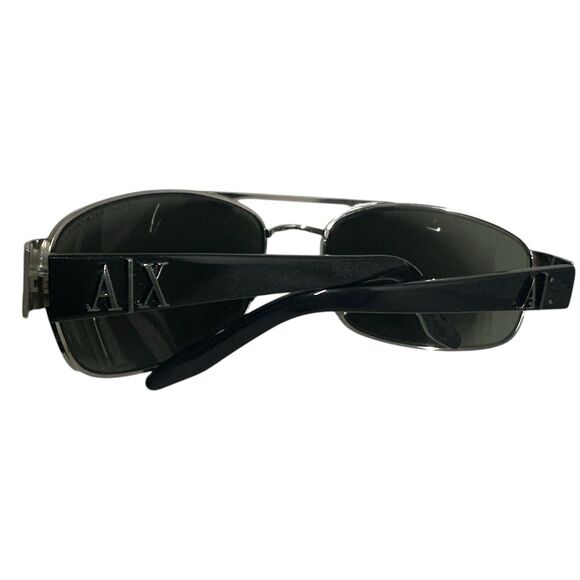 Armani Exchange A|X AX032/S Silver Rectangle Sunglasses Shades 62 120 UV 400 - Picture 5 of 11